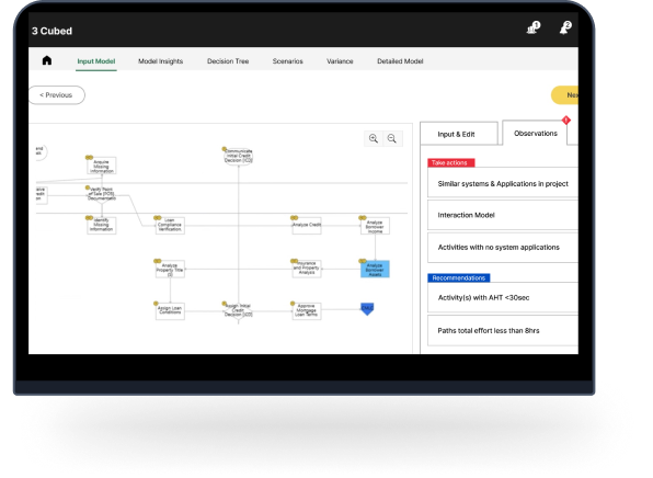 3Cubed operations software screenshot