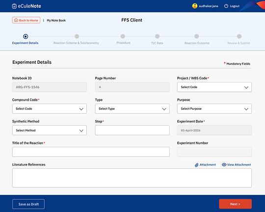 eCuleNote product screenshot